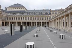 Colonnes de Buren at Palais Royal in Paris