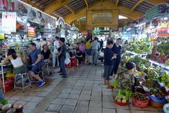 interior of Ben Thanh Market in Ho Chi Minh City