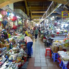 Interior of Ben Thanh Market, Ho Chi Minh City, Vietnam