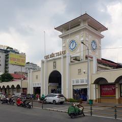 Interior of Ben Thanh Market in 2023