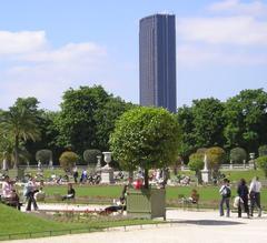 Tour Montparnasse viewed from Luxembourg Gardens