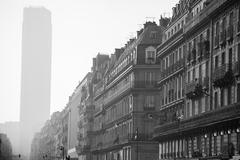 Montparnasse Tower and surrounding buildings