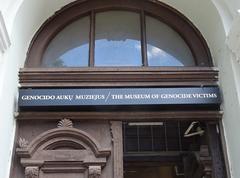 Detail of Facade - Museum of Genocide Victims in Vilnius, Lithuania