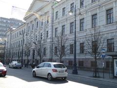 Museum of Genocide Victims in Vilnius, Lithuania, Gediminas Avenue, April 2015