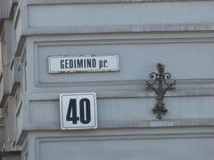 Sign on Museum of Genocide Victims, Vilnius, Lithuania