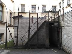 Outdoor prison court in Museum of Occupations and Freedom Fights, Vilnius