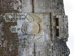 Castello Aragonese in Otranto with the coat of arms of Emperor Charles V