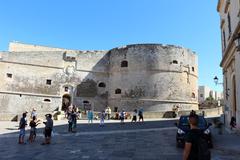 Castello di Otranto view of the exterior walls and towers