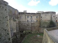 Castello Aragonese, Otranto, north face from the wall walkway