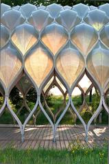 Open-air pavilion at Nature Boardwalk, Lincoln Park Zoo