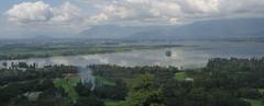 Scenic view of Dal Lake in Srinagar