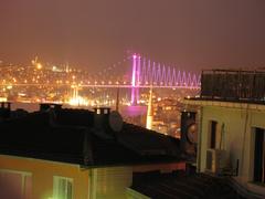 Boğaz Köprüsü view from Doğancılar Park