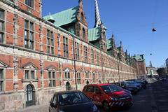 Børsen building in Slotsholmsgade, Copenhagen