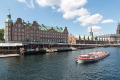 Børsgraven and Slotsholmens Kanal in Copenhagen, Denmark