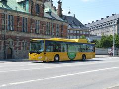 Test with electric buses on Movia bus line 40 on Børsgade in Copenhagen