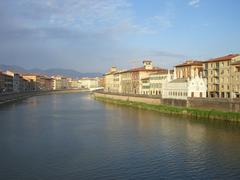 The river Arno in Pisa