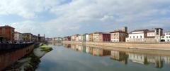 panoramic view of Pisa with historical architecture