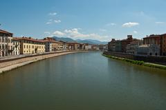 Pisa view from Ponte Solferino