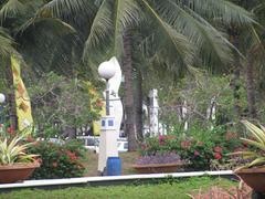 Panoramic view of Ancol beach in Jakarta, Indonesia