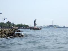 Sailboat in Jakarta Bay