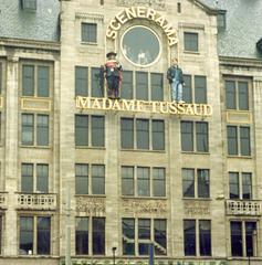 Historic Amsterdam cityscape featuring canal and traditional Dutch architecture from 1992