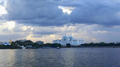 Dr BR Ambedkar Telangana State Secretariat at Hussain Sagar Hyderabad