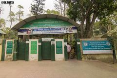 Assam State Zoo and Botanical Garden entrance in Guwahati