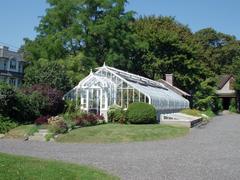 Spadina House greenhouse interior