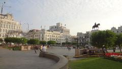 Plaza San Martín in Lima, Peru