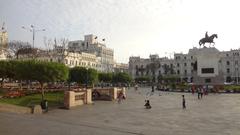 Plaza San Martín in Lima, Peru