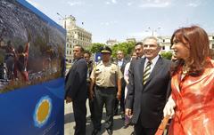 Cristina Fernández de Kirchner with Luis Castañeda