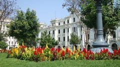 Beautiful garden in Lima