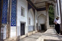 Entrance into the Museum of Islamic Art, the Tiled Kiosk in Istanbul Archaeology Museums, Turkey