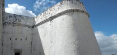 External structure of Forte dos Reis Magos in Brazil