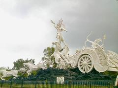 Sculpture of Karna and Ghatotkacha fighting, Kota, Rajasthan