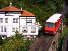 Funicular de Artxanda passing through Ciudad Jardín