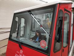 Funicular conductor in Bilbao