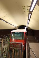 Funicular Artxanda lower station in Bilbao, Spain