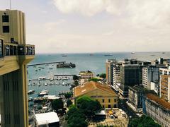 View of Elevador Lacerda and Mercado Modelo in Salvador