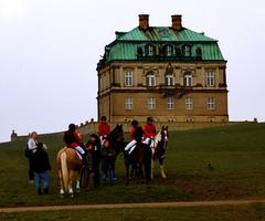 Eremitageslottet in Klampenborg on a sunny day