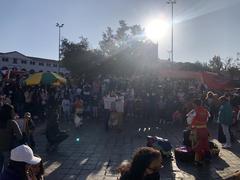 Scissors Dance in Cusco during national holidays