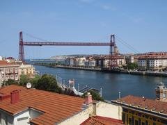 Bizkaia Bridge from Andra Mari Church