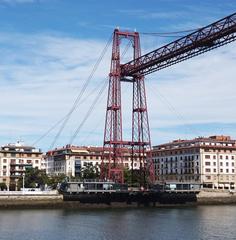 Bizkaia Bridge during daytime