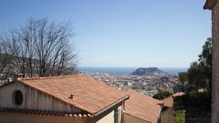 La Baie des Anges view from the Cimiez Monastery in Nice