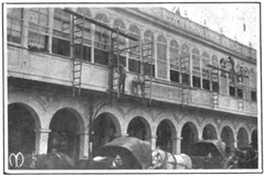 centre of Lima during a 1909 mass repainting campaign