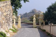 Gate of the Monsoon Palace in Udaipur