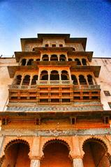 Front entrance of Monsoon Palace, Udaipur