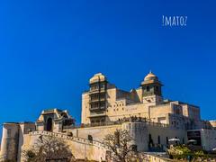 full view of Monsoon Palace fort at Udaipur