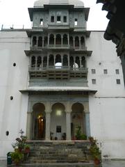 Sajjangarh Monsoon Palace front view in India