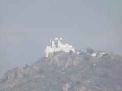 Scenic view of a village in Rajasthan with traditional thatched-roof huts